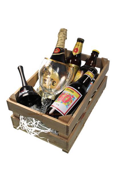 Grote foto abraham bier geschenk pakket met naam zakelijke goederen cadeautjes