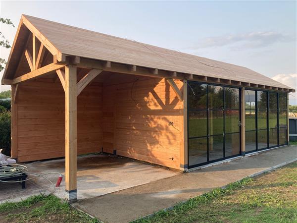 Grote foto maatwerk douglas houten bijgebouwen tuinhuizen. tuin en terras tuinhuisjes en blokhutten