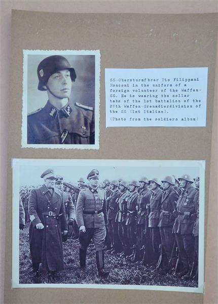 Grote foto waffen gren. legione ss italiana munt foto s verzamelen militaria tweede wereldoorlog