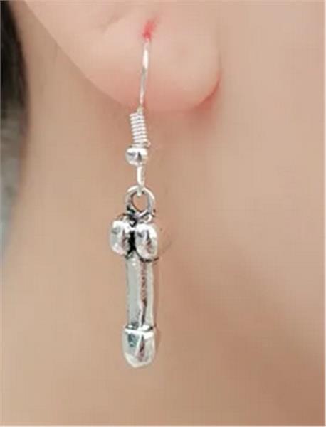 Grote foto ondeugende penis oorbellen 02 sieraden tassen en uiterlijk oorbellen