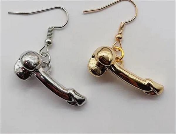 Grote foto ondeugende penis oorbellen 02 sieraden tassen en uiterlijk oorbellen