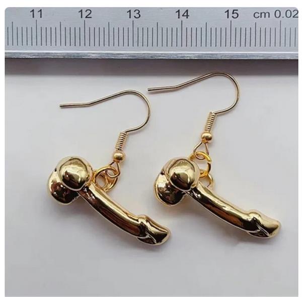 Grote foto ondeugende penis oorbellen 02 sieraden tassen en uiterlijk oorbellen