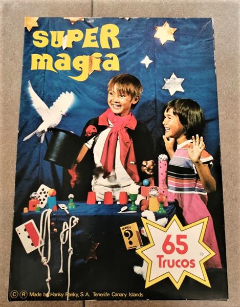 Grote foto super magia goocheldoos van hanky panky uit 1974 kinderen en baby educatief en creatief