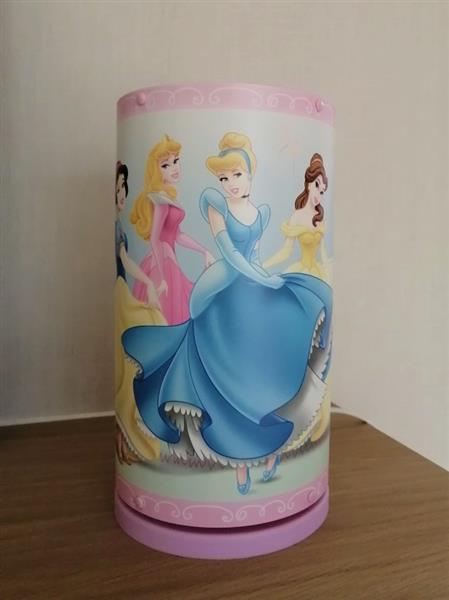 Grote foto tafellamp tube light met disney prinsessen kinderen en baby inrichting en decoratie