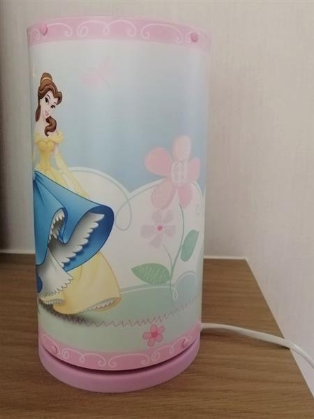Grote foto tafellamp tube light met disney prinsessen kinderen en baby inrichting en decoratie