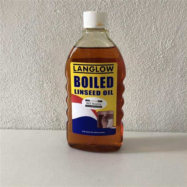 Langlow BOiled Linseed Oil (Gekookte Lijnolie) 500 Ml Kopen | Werktuigen