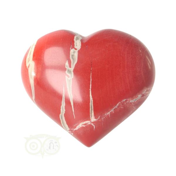 Grote foto rode jaspis puffy hart 4 cm nr 10 4 cm 41 gram verzamelen overige verzamelingen