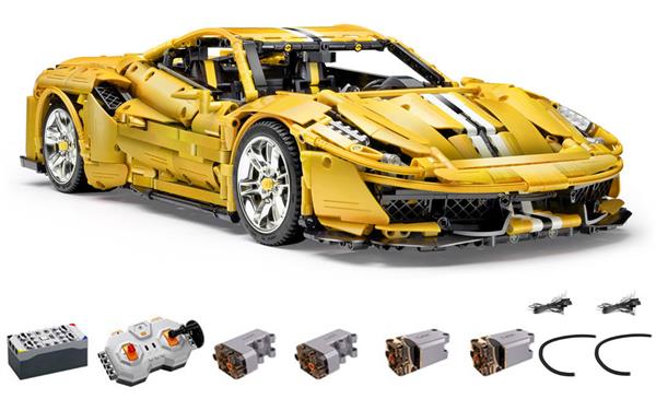 Grote foto cada master italian super car geel incl. power system kinderen en baby overige