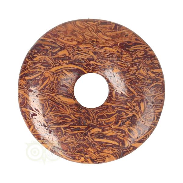 Grote foto coquina jaspis edelstenen donut hanger nr 7 4 cm verzamelen overige verzamelingen