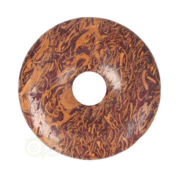 Grote foto coquina jaspis edelstenen donut hanger nr 5 4 cm verzamelen overige verzamelingen