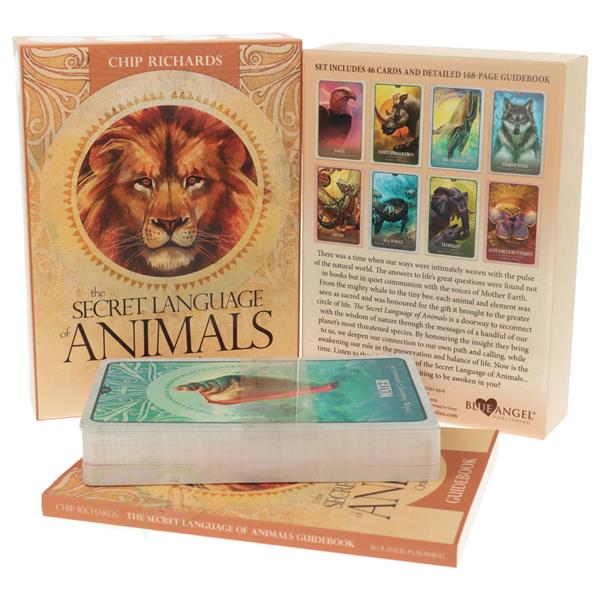 Grote foto the secret language of animals oracle cards chip richards boeken overige boeken
