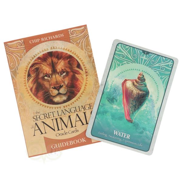 Grote foto the secret language of animals oracle cards chip richards boeken overige boeken