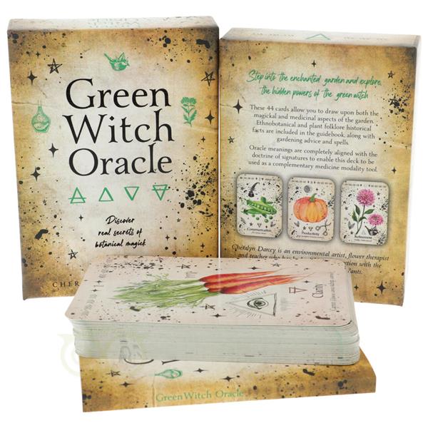 Grote foto green witch oracle cards cheralyn darcey engelse editie boeken overige boeken
