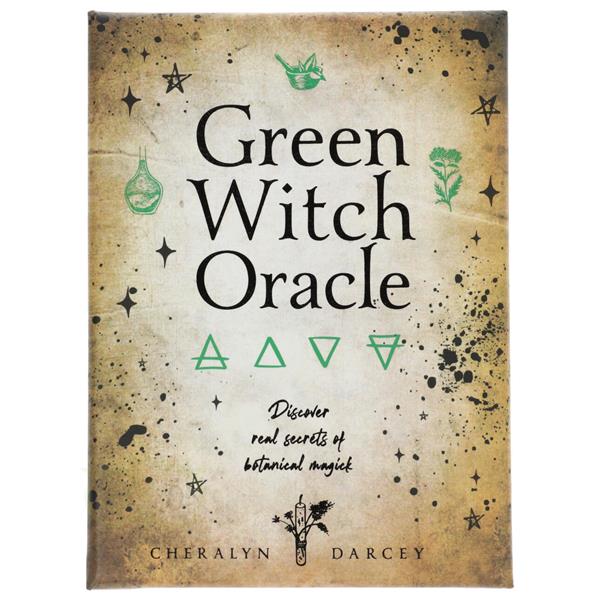 Grote foto green witch oracle cards cheralyn darcey engelse editie boeken overige boeken