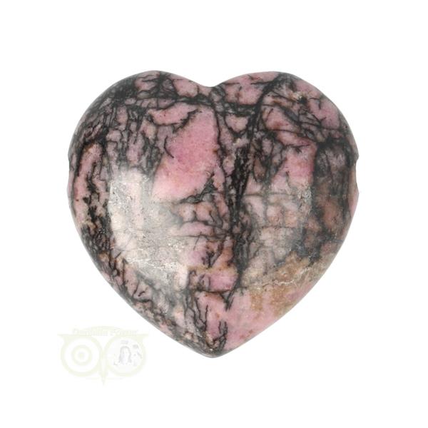 Grote foto rhodoniet doorboorde hart hanger 3 cm nr 12 verzamelen overige verzamelingen