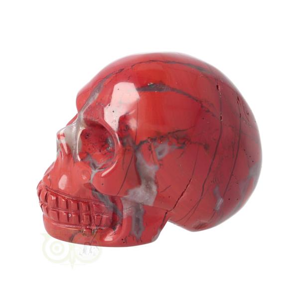 Grote foto rode jaspis schedel nr 9 94 gram verzamelen overige verzamelingen