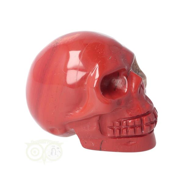 Grote foto rode jaspis schedel nr 8 106 gram verzamelen overige verzamelingen