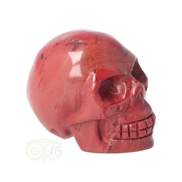 Grote foto rode jaspis schedel nr 7 123 gram verzamelen overige verzamelingen