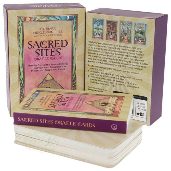 Grote foto sacred sites oracle cards barbara meiklejohn free engelse versie boeken overige boeken