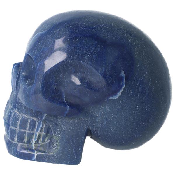 Grote foto blauwe kwarts kristallen schedel 1072 gram verzamelen overige verzamelingen