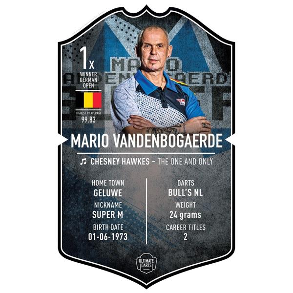 Grote foto ultimate card mario vandenbogaerde 37x25 cm ultimate card mario vandenbogaerde 37x25 cm sport en fitness darts