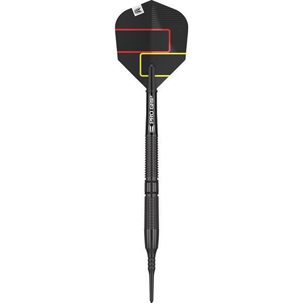 Grote foto softtip target gabriel clemens black 90 19 gram softtip sport en fitness darts