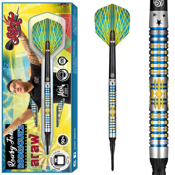 Grote foto softtip shot rowby john rodriquez araw 90 20 gram sport en fitness darts