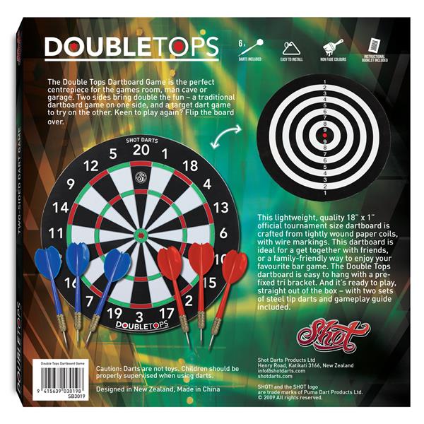 Grote foto shot double tops dartboard game shot double tops dartboard game sport en fitness darts