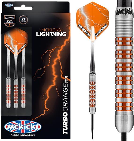 Grote foto mckicks turbo orange 80 mckicks turbo orange 80 25 gram sport en fitness darts