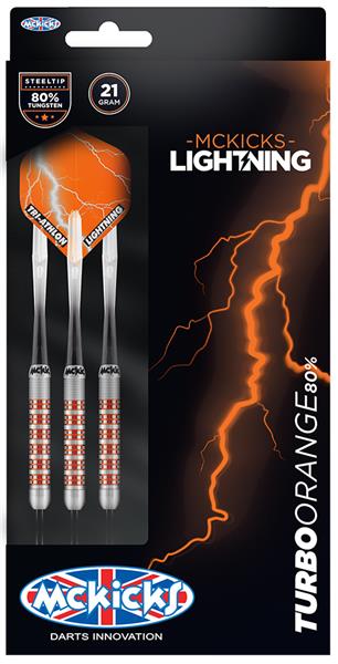 Grote foto mckicks turbo orange 80 mckicks turbo orange 80 25 gram sport en fitness darts