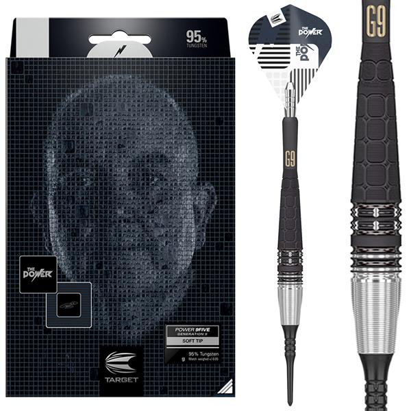 Grote foto softtip target phil taylor g9 95 softtip target phil taylor g9 95 20 gram sport en fitness darts