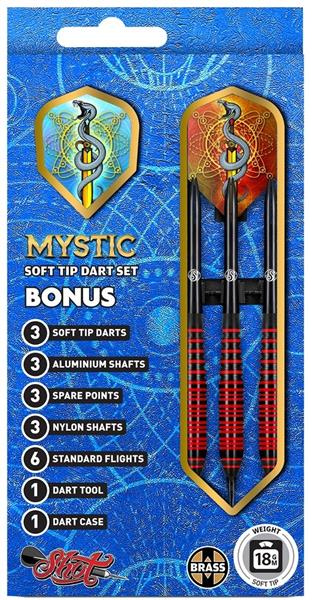 Grote foto shot value range mystic softtip darts set shot value range mystic softtip darts set sport en fitness darts