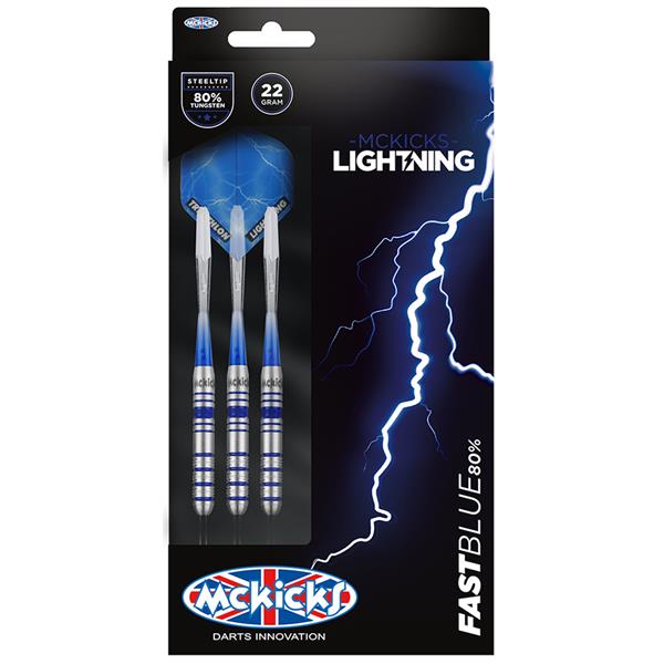 Grote foto mckicks fast blue 80 mckicks fast blue 80 24 gram sport en fitness darts