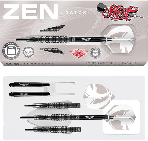 Grote foto shot zen satori 90 zen satori 90 25 gram sport en fitness darts