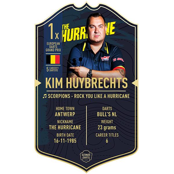 Grote foto ultimate card kim huybrechts 37x25 cm ultimate card kim huybrechts 37x25 cm sport en fitness darts