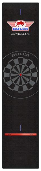 Grote foto bulls carpet dartmat black black 300x65 cm oche bulls carpet dartmat black black 300x65 cm oche sport en fitness darts