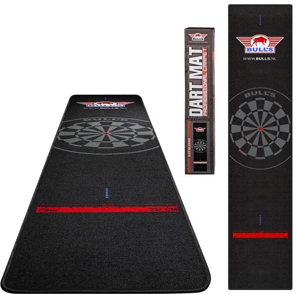 Grote foto bulls carpet dartmat black black 300x65 cm bulls carpet dartmat black black 300x65 cm sport en fitness darts