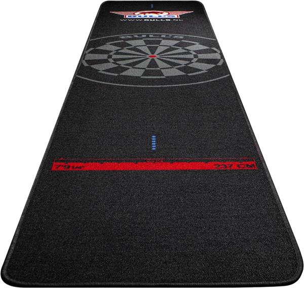 Grote foto bulls carpet dartmat black black 300x65 cm bulls carpet dartmat black black 300x65 cm sport en fitness darts