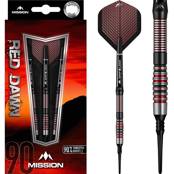 Grote foto softtip mission red dawn 90 m4 softtip mission red dawn 90 m4 sport en fitness darts