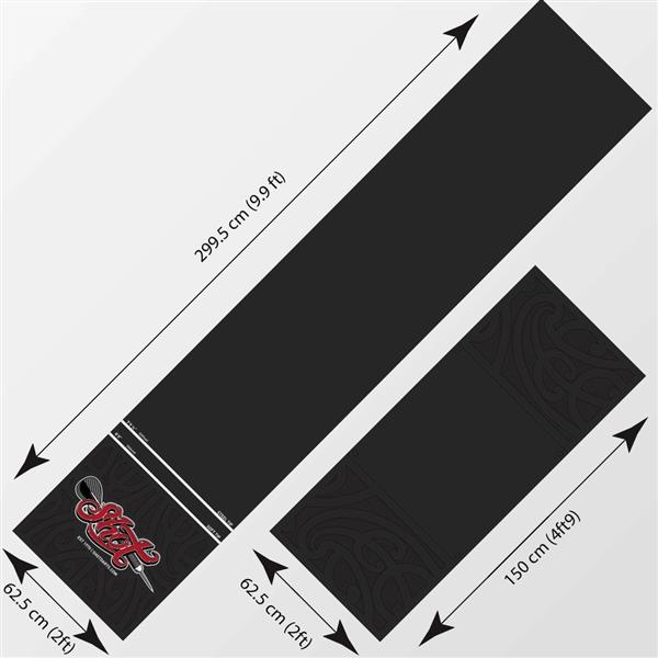 Grote foto shot t mat floor protection 300x60 cm shot t mat floor protection 300x60 cm sport en fitness darts