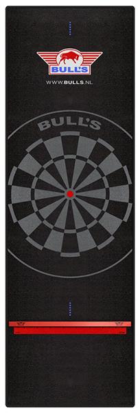 Grote foto bull carpet dartmat 300x95 cm black oche bull carpet dartmat 300x95 cm black oche sport en fitness darts