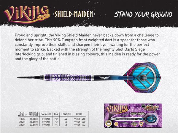 Grote foto softtip shot viking shield maiden 90 softtip shot viking shield maiden 90 sport en fitness darts