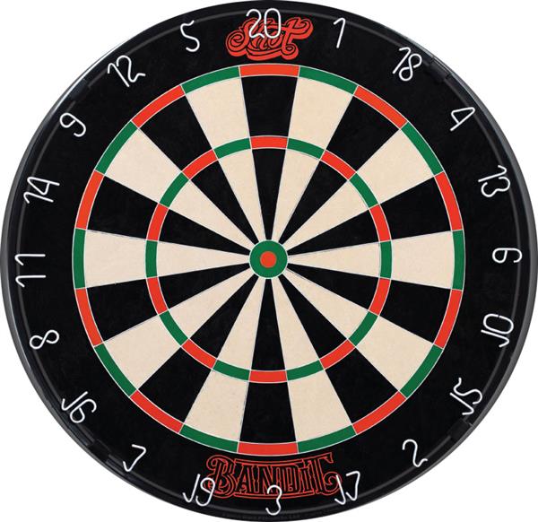 Grote foto shot bandit dartboard shot bandit dartboard sport en fitness darts