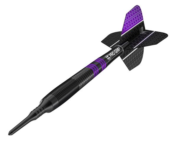 Grote foto softtip target vapor8 black purple 80 softtip target vapor8 black purple 80 sport en fitness darts