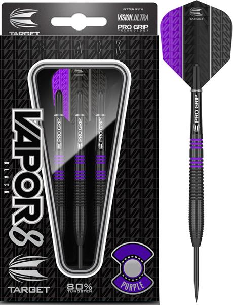 Grote foto target vapor8 black purple 80 vapor8 black purple 80 23 gram sport en fitness darts