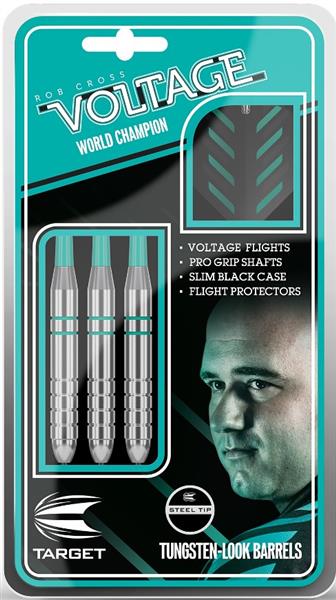 Grote foto target rob cross voltage silver brass 24g target rob cross voltage silver brass 24g sport en fitness darts