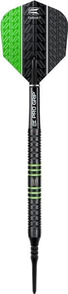 Grote foto softtip target vapor8 black green 80 softtip target vapor8 black green 80 sport en fitness darts