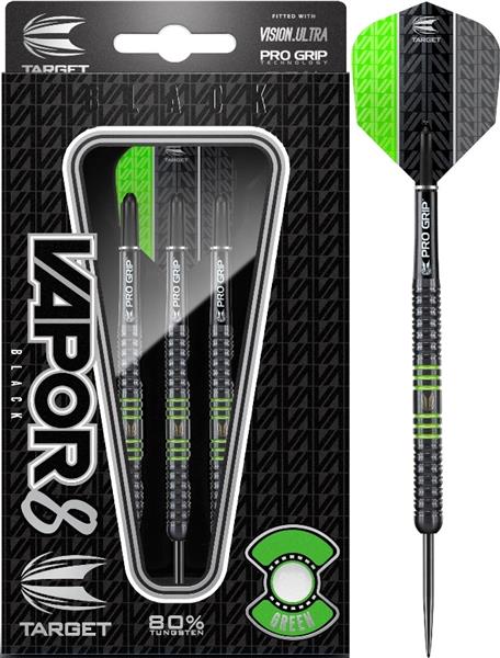 Grote foto target vapor8 black green 80 vapor8 black green 80 23 gram sport en fitness darts