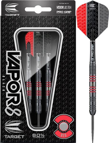 Grote foto target vapor8 black red 80 vapor8 black red 80 25 gram sport en fitness darts
