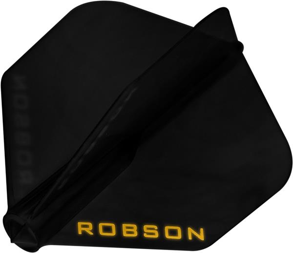 Grote foto robson plus flight std.6 black robson plus flight std.6 black sport en fitness darts